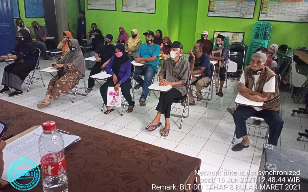 Penyaluran BLT Dana Desa Covid-19 Bulan ke-3 Tahun 2021