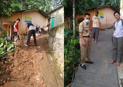 Pembangunan Jalan Pemukiman di Kp. Gang Metro RT 01/03