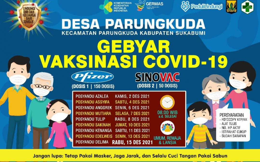 Gebyar Vaksinasi Covid-19 Desa Parungkuda